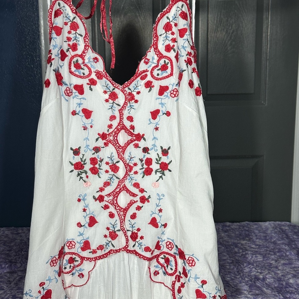 NWT Free People Valenciana Midi Dress - Picture 12 of 13